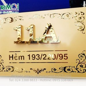 Biển số nhà đẹp 01l