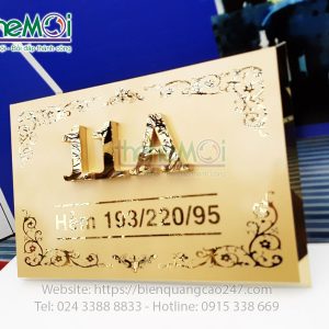 Biển số nhà đẹp 01n