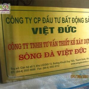 Biển chữ nổi 18-732