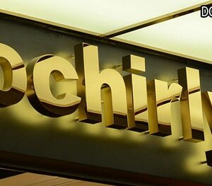 Biển công ty bằng Mica