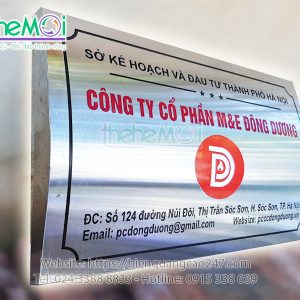 Biển công ty inox cong 20-71b