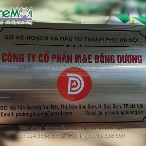 Biển công ty inox cong 20-71e