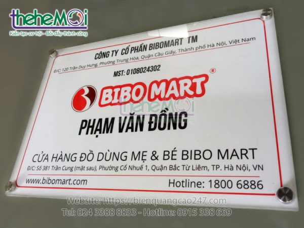 Biển công ty mica 02a