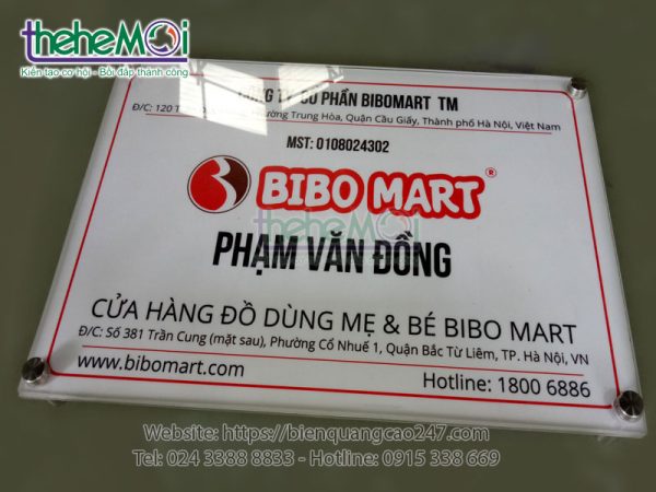 Biển công ty mica 02b