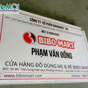 Biển công ty mica 02c