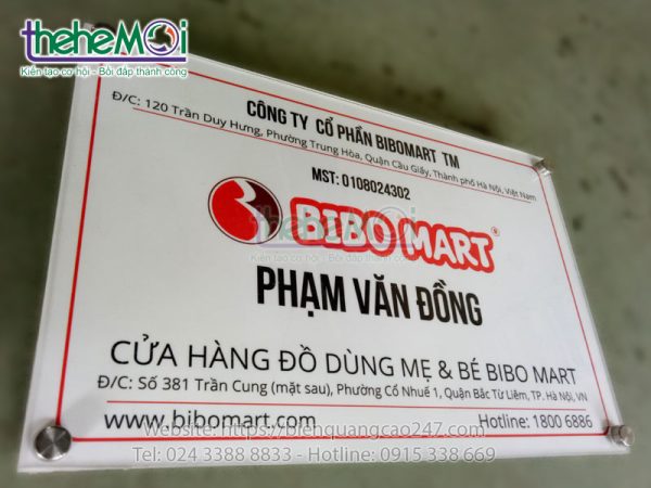 Biển công ty mica 02c