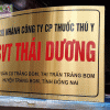 Biển inox xước vàng ăn mòn 01
