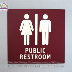 Biển nhà vệ sinh 09