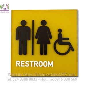Biển nhà vệ sinh 10