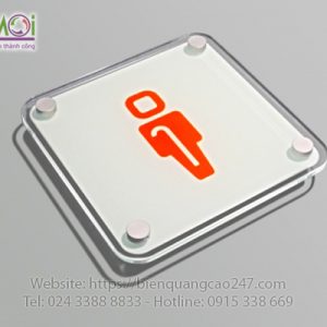 Biển nhà vệ sinh 17a