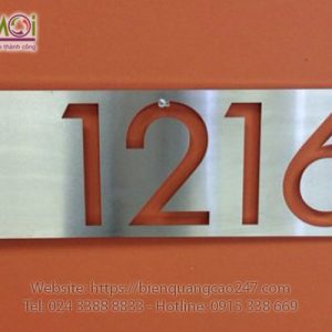 Biển số phòng khách sạn 05