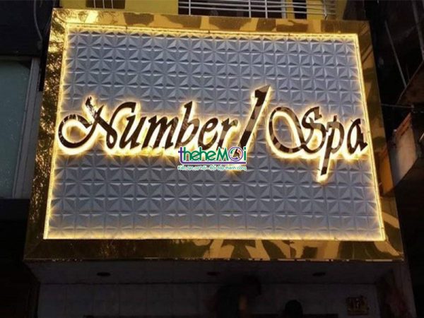 Decal Dán Kính Bien mat tien number one spa