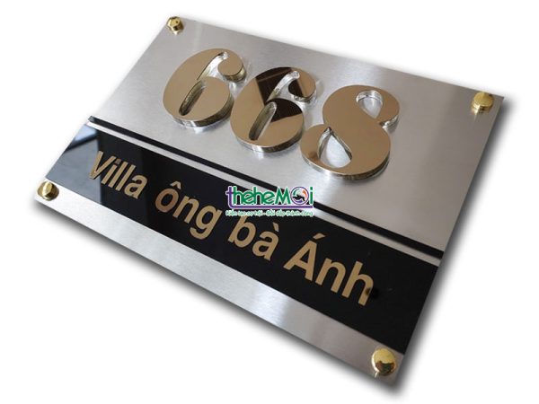 bien so nha inox guong vang 668 3