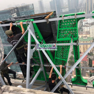 biển quảng cáo trên nóc tòa nhà