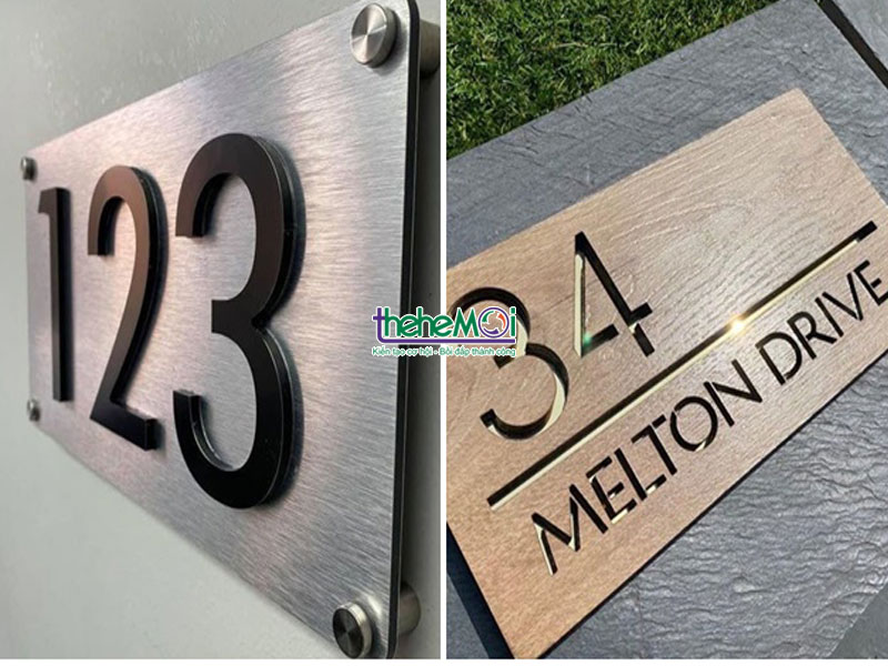 biển số nhà