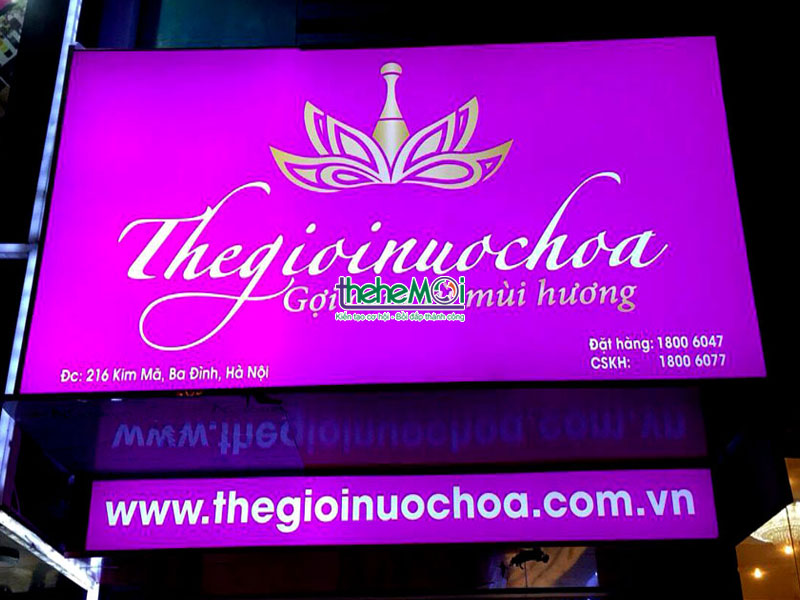 Hộp đèn quảng cáo Hộp đèn quảng cáo