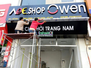 biển quảng cáo thời trang