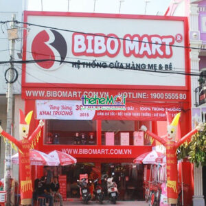 biển shop quần áo trẻ em bibo mart