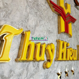 chữ mica hút nổi