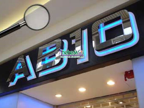 chữ nổi đèn led