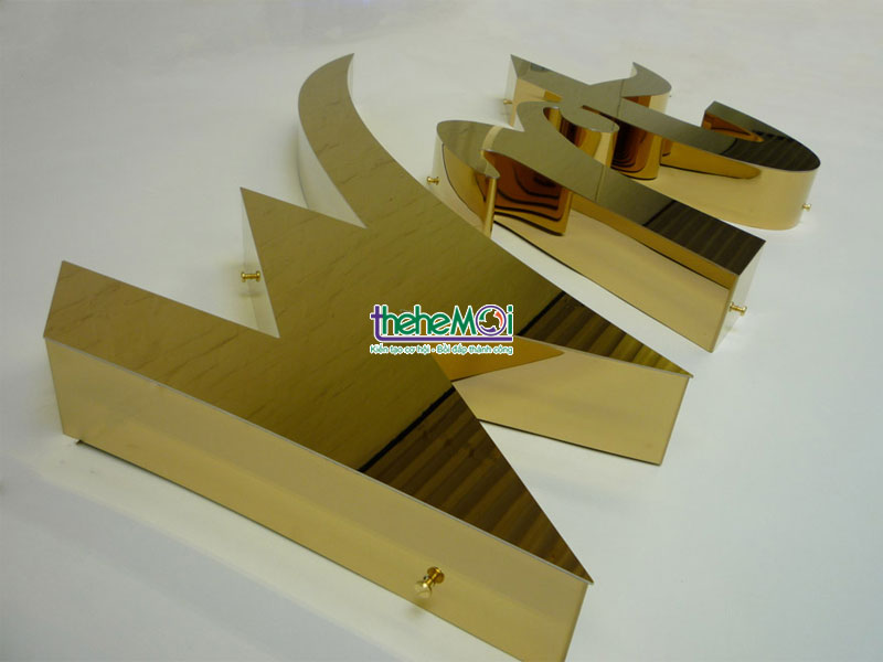chữ nổi inox chữ nổi inox