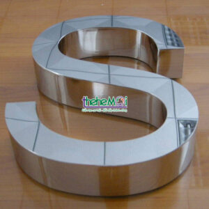 chữ nổi inox