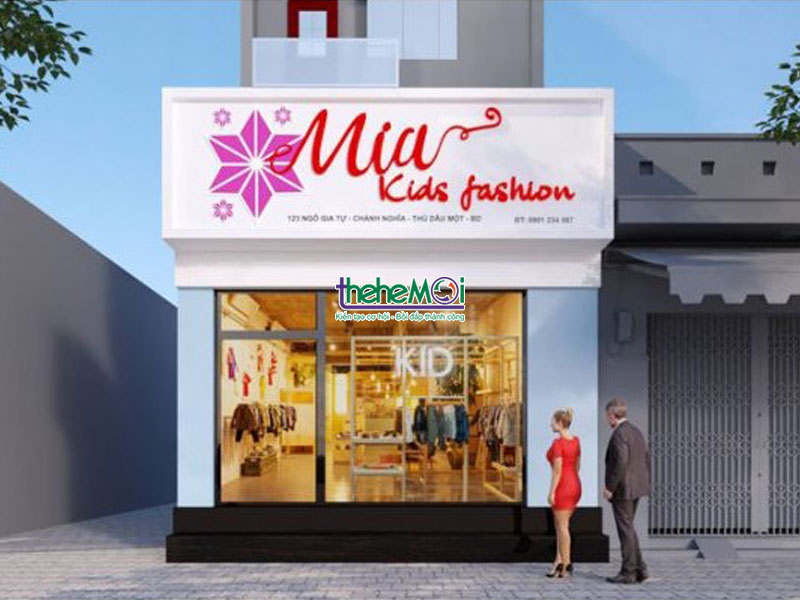 thiết kế shop thời trang